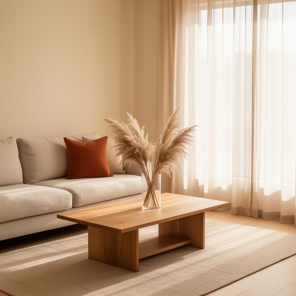 Sunlit living room